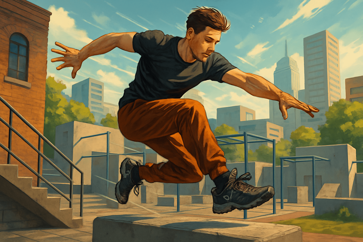 découvrez l'office parkour et techniques : maîtrisez les mouvements urbains et améliorez votre agilité avec des conseils et entraînements adaptés à tous les niveaux.