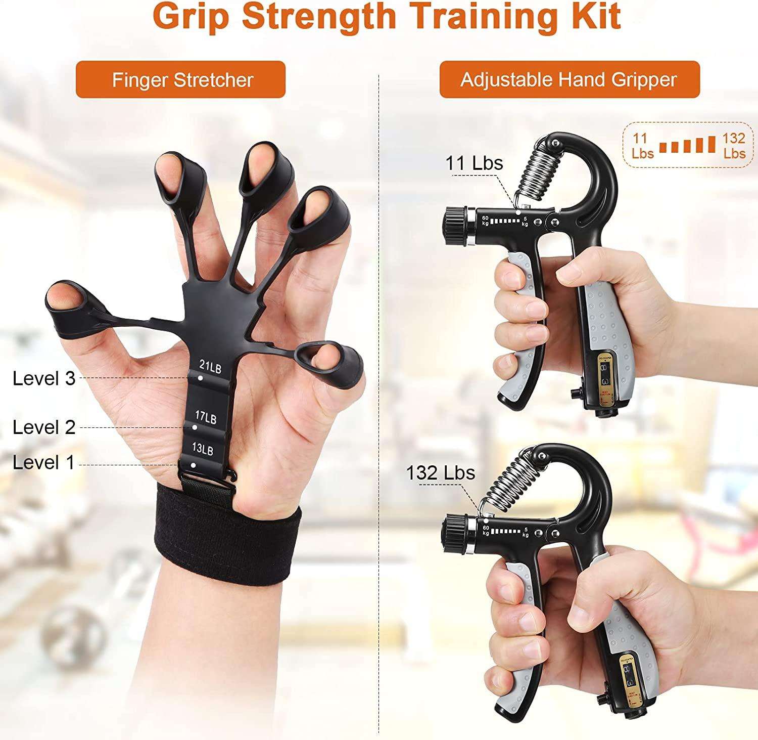 améliorez la force de votre prise avec notre grip strength trainer, un outil efficace pour renforcer vos mains, doigts et avant-bras.