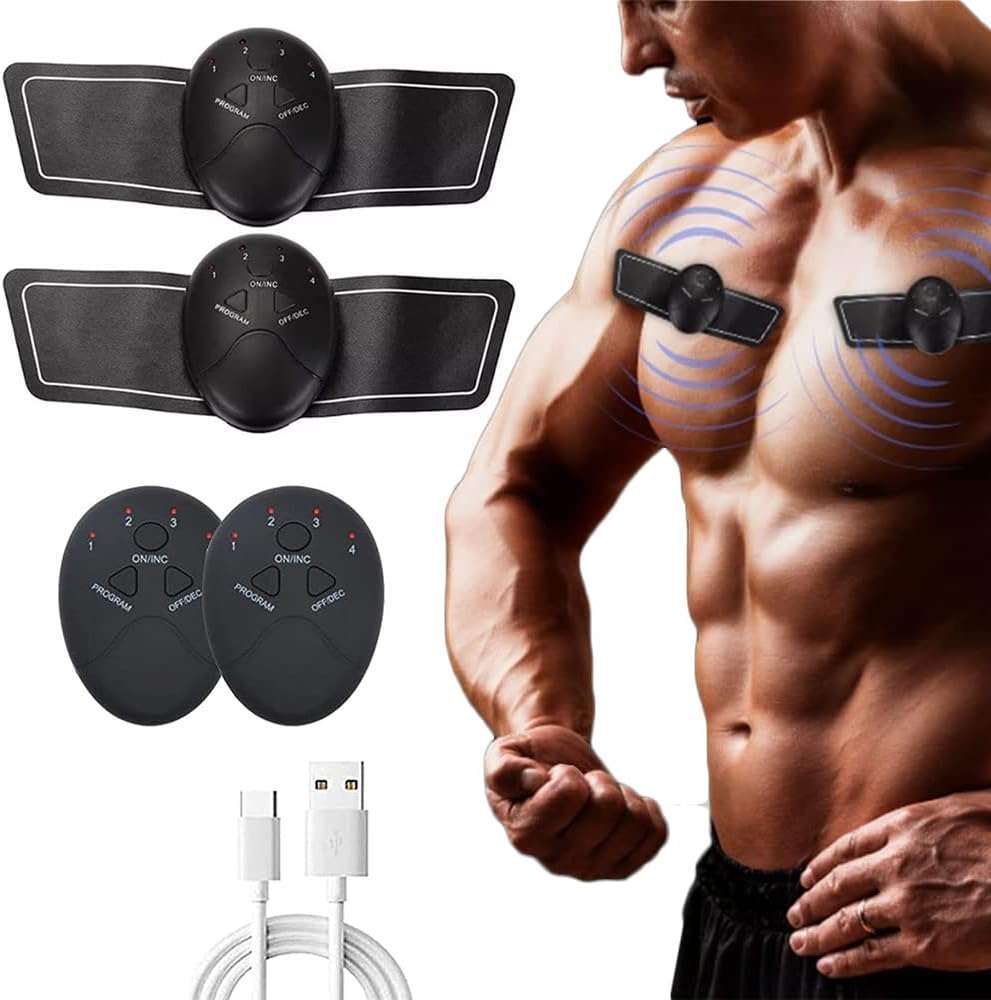 stimulateur musculaire pectoral : tonifiez et renforcez vos muscles pectoraux efficacement grâce à cette technologie avancée de stimulation électrique.