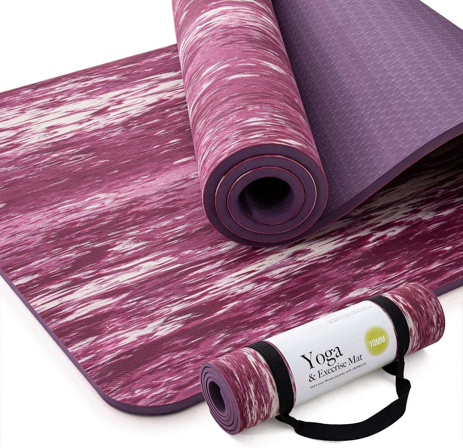 tapis de yoga antidérapant offrant une excellente adhérence et confort pour toutes vos sessions de yoga.